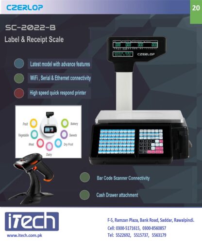 Electronic Weight Scale | Wifi | CZERLOP 2022-B - Image 2