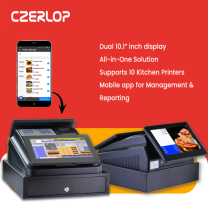 Touch Cash Register Dual-Display | CZERLOP TP-907-D - Image 3