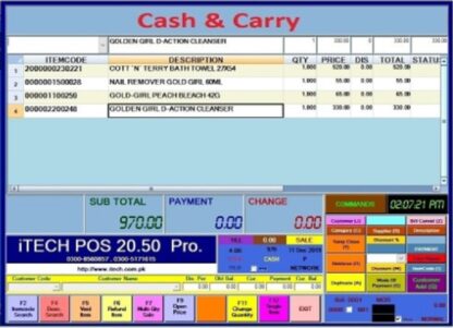 POS Software iTech POS | iPos 20.50 Pro | FBR Integrated